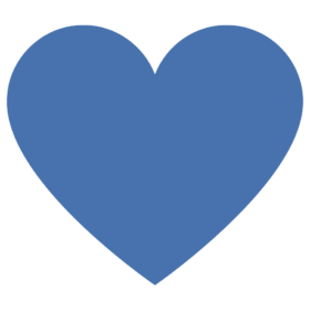 Blue Heart Graphic